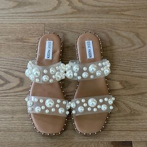 Steve Madden Pearl Embellished Sandals